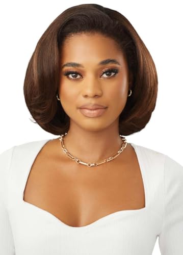 Outre Quick Weave Estee Wig - Off Black 1B, Natural Volume