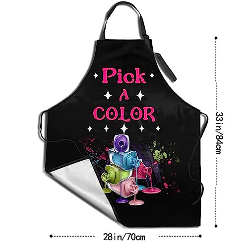 Giwawa Funny Hair Cutting Apron for Women - Adjustable Color Options
