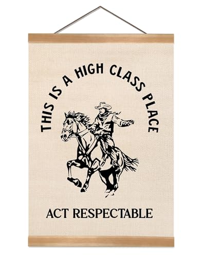 ZTGDA Retro Cowboy Wall Art Poster - 12x16 Inch Canvas Print