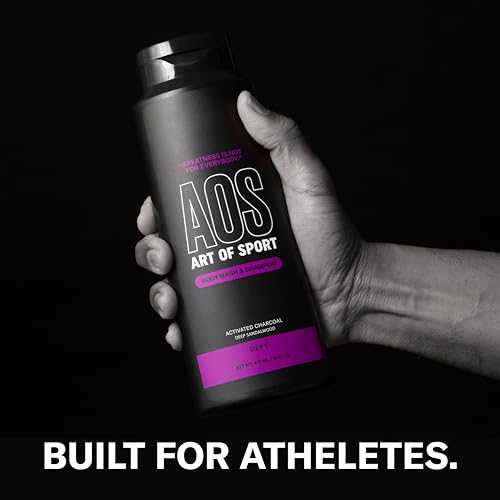 Art of Sport 2-in-1 Body Wash & Shampoo - Charcoal & Sandalwood, 16 fl oz