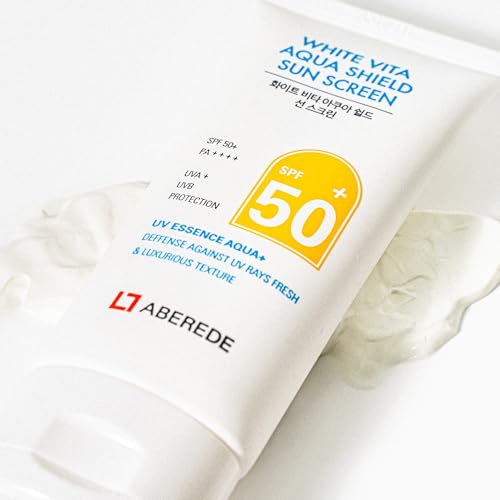 ABEREDE Korean SPF50+ PA++++ Sunscreen with Hyaluronic Acid, Hydrating Face Sunblock, No White Cast, 50ml