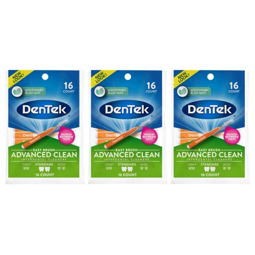 DenTek Easy Brush Advanced Interdental Cleaners - 16 Count