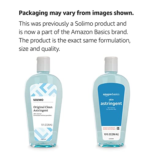 Amazon Basics Original Clean Astringent Skin Cleanser 10 Fl Oz - Paraben-Free, Fresh Scent - Pack of 1