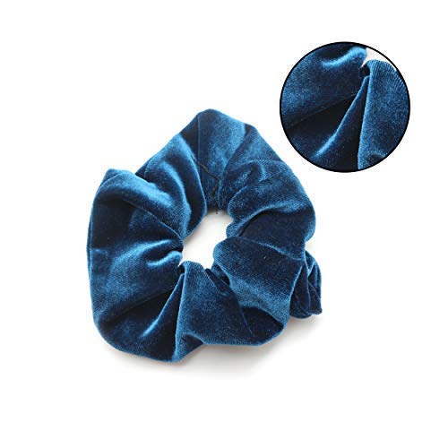 Dofash Velvet Hair Scrunchies - Soft No-Damage Hair Ties, 3 Pack