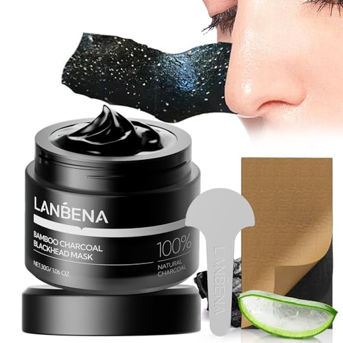 LANBENA Bamboo Charcoal Blackhead Remover Mask - 60pcs