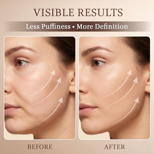 VERRO Gold Lymphatic Face Brush Set - 2 Pack for Sculpting & Drainage