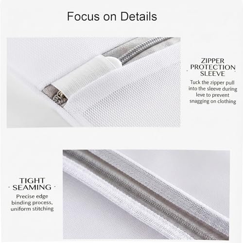 8 Pcs Mesh Laundry Bags for Delicates - Durable Wash Bags for Protection