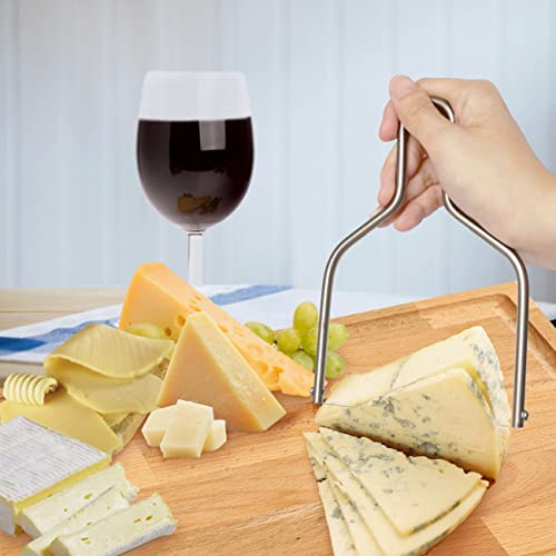 Stainless Steel Cheese Slicer and Cutter with Wire - 2PCS