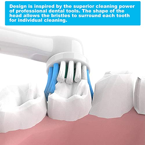 16 Pack Replacement Toothbrush Heads for Oral B Electric Precision Clean