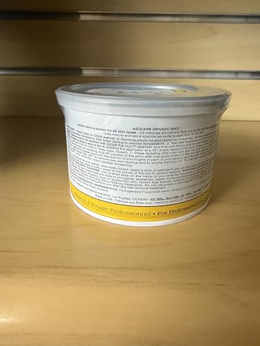 GiGi Azulene Soft Wax for Hair Removal - 13 oz Full Body, Sensitive Skin