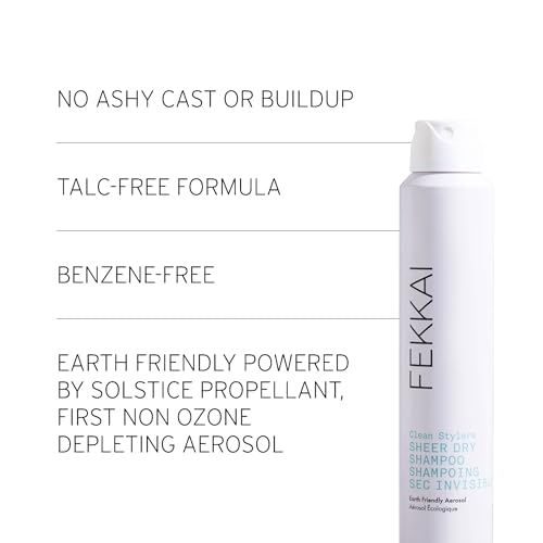 Fekkai Sheer Dry Shampoo 7.7 oz - Talc-Free, Vegan, Oil Absorbing