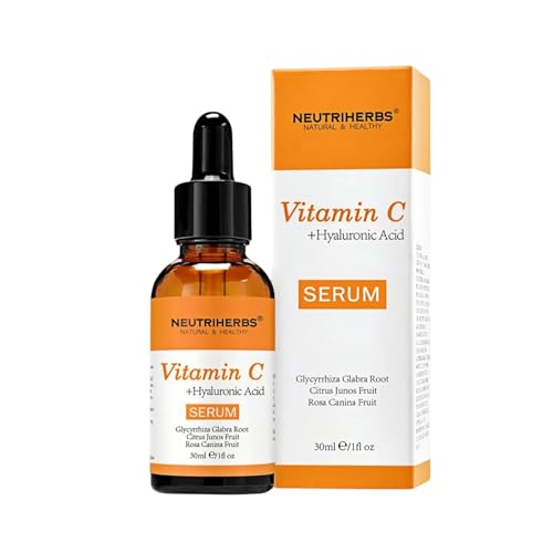 Neutriherbs Vitamin C Serum with Hyaluronic Acid for Brightening & Firming