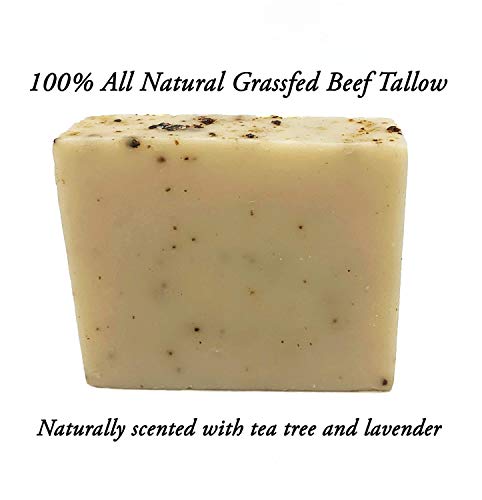 Hunter Cattle Co. Grass Fed Tallow Bar Soap - Tea Tree & Juniper, 1 Pack