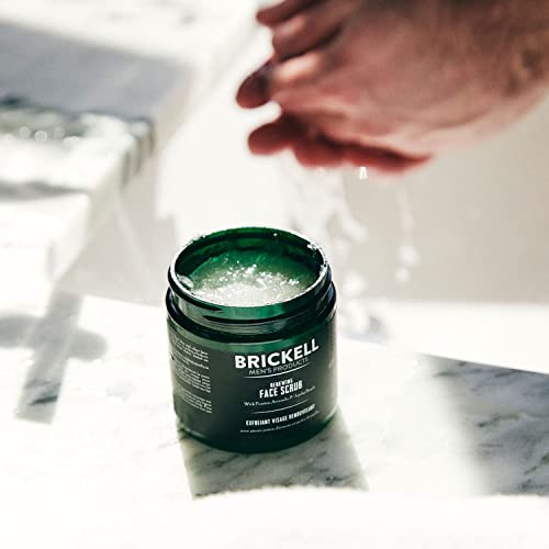 Brickell Men's Renewing Face Scrub - Deep Exfoliating 2oz