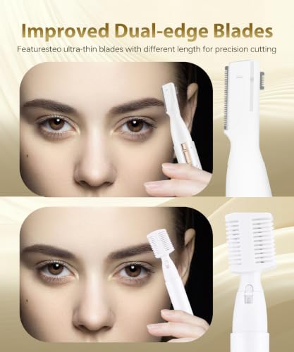 Battery Operated Eyebrow Trimmer for Women & Facial Hair Removal