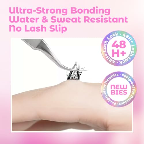 Azenlo Waterproof Dual-Ended Lash Glue for Extensions - Strong Hold & Easy Application