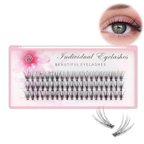 Bodermincer 14mm False Eyelash Clusters 0.07mm Thick Natural Curl Handmade Bulk