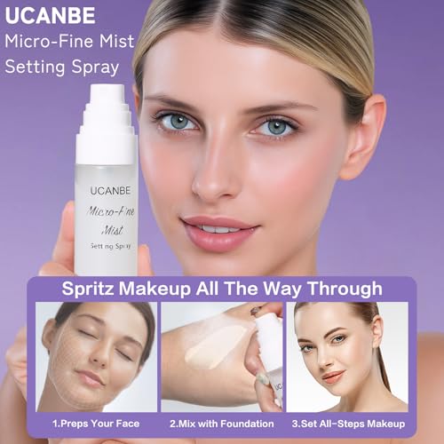 UCANBE Dewy Makeup Setting Spray - 60ml Hydrating Finish