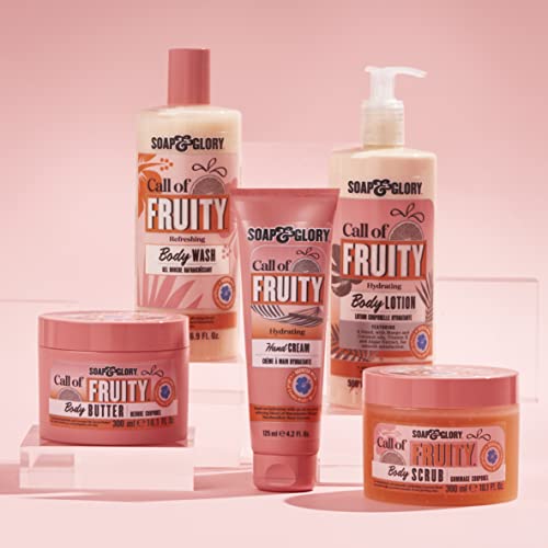 Soap & Glory Tropical Fruit Exfoliating Body Scrub with Coconut Shell & Jojoba Beads - 300ml