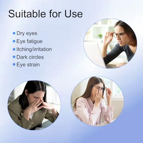 Steam Eye Mask for Dry Eyes - 16 Packs Self-Heating Compress