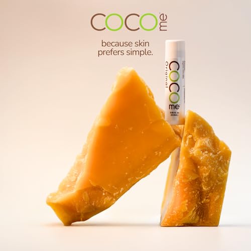 CoCo Me Organic Lip Balm - Coconut Oil & Beeswax - 6 Pack, 0.15oz