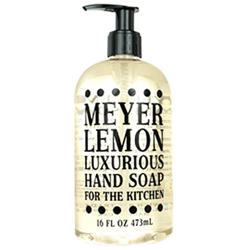 Greenwich Bay Meyer Lemon Hand Soap - 16 oz Pump Bottle for Kitchen