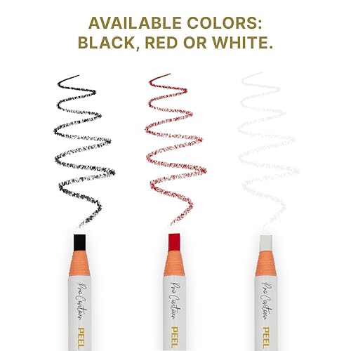 BRAWNA 6-Piece Peel-Off Eyebrow Mapping Pencil Set - Waterproof PMU Kit