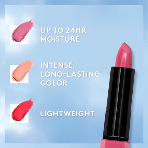 COVERGIRL Exhibitionist Cream Lipstick in Real Red - Long Lasting & Hydrating