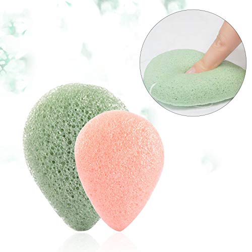 6 Pack Natural Konjac Facial Sponges for Gentle Cleansing