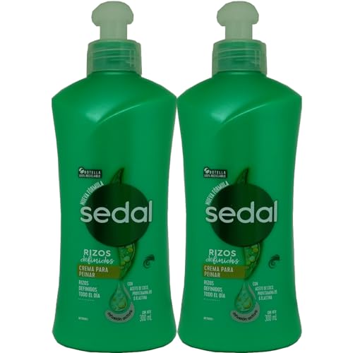 Sedal Defined Curls Hair Comb Cream 300ml, 2 Pack - Coconut Oil & B5