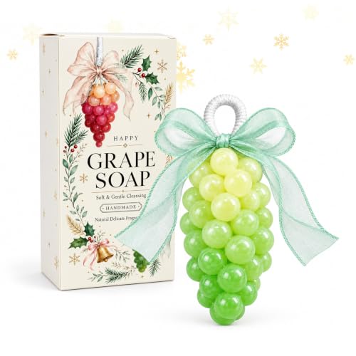 YOTEBLE Green Grape Soap on a Rope with Jasmine Fragrance - Pack of 25