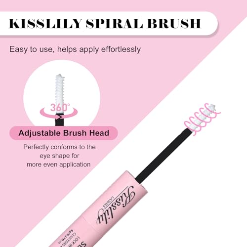 Kisslily Waterproof Lash Cluster Glue - Long Lasting Bond & Seal