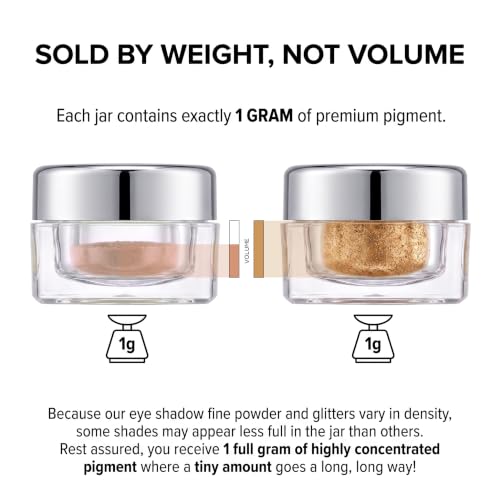 SINART Glitter Eyeshadow Loose Pigment 138 - Shimmer & Shine, Cruelty-Free