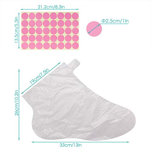 Segbeauty Disposable Paraffin Wax Foot Liners - 400 Count Large & Thick
