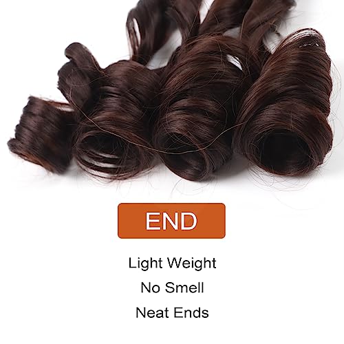 Lianzi 14 Inch French Curly Braiding Hair, 8 Packs Pre-Stretched Extensions