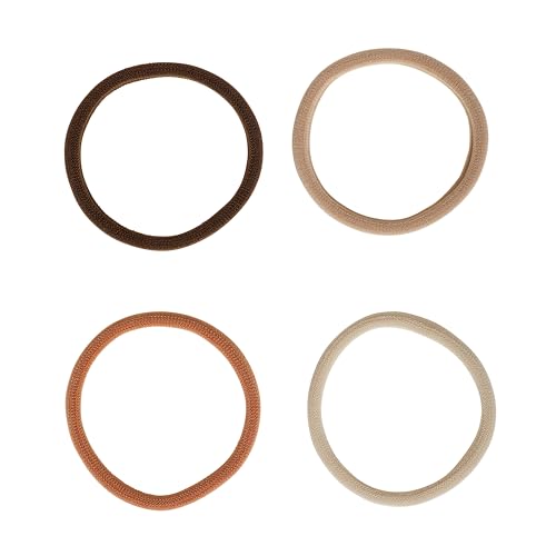 Goody Ouchless Sweater Hair Ties for Thick Hair - 16 Pack, Neutral Tones