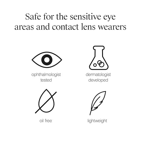 Neutrogena Gentle Oil-Free Eye Makeup Remover & Cleanser for Sensitive Eyes, Non-Greasy Makeup Remover, Waterproof Mascara Remover, Dermatologist & Ophthalmologist Tested, 5.5 fl. oz