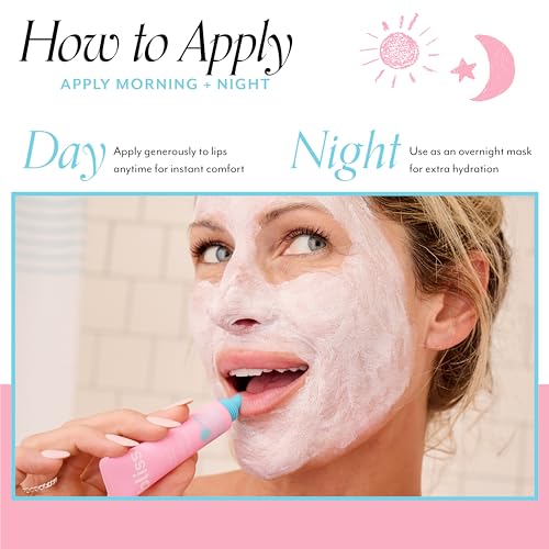 Bliss Mighty Marshmallow Hydrating Lip Mask Treatment - Self-Care Essential, 02 Variant