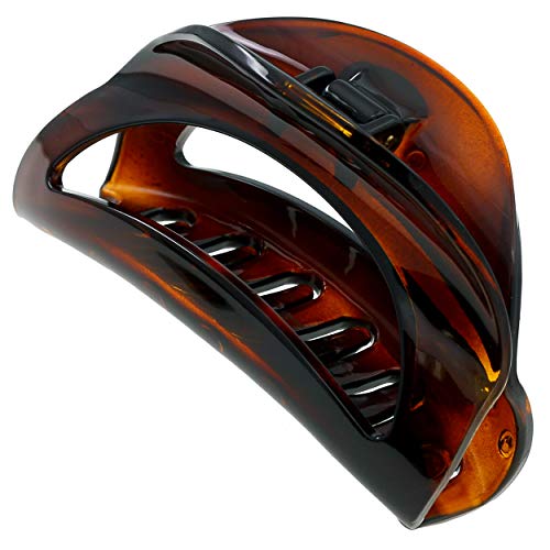 Camila Paris 3.5-Inch French Hair Claw Clip for Thick Hair, Tortoise Shell