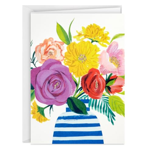 Hallmark Floral Bouquet Blank Cards with Envelopes - 20-Pack