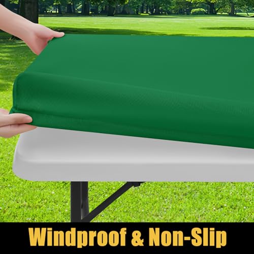 Smiry Waterproof Elastic Fitted Picnic Tablecloth - 30"x72"