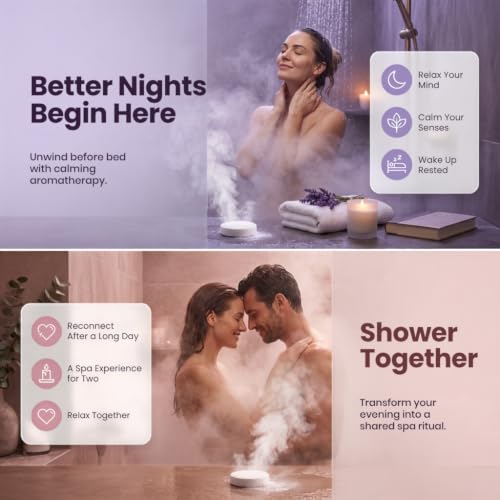 BodyRestore Shower Steamers Aromatherapy - Spring Botanical Mix 6 Pack