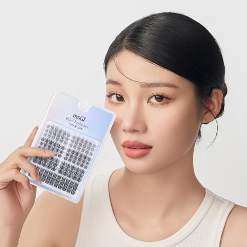 MSQ 135pcs False Mink Eyelashes Multipack Natural 3D Curl