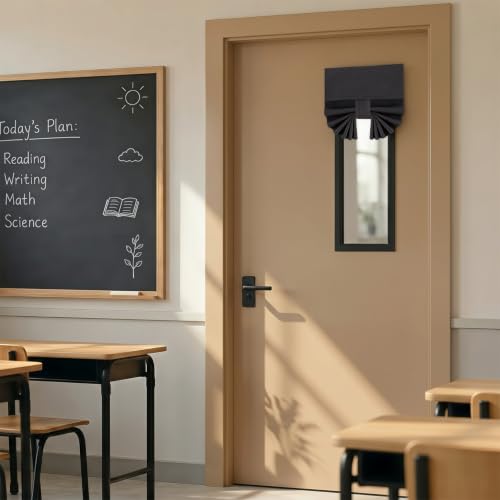MIULEE 100% Blackout French Door Curtain | No-Drill Thermal Privacy Panel, 1 Piece