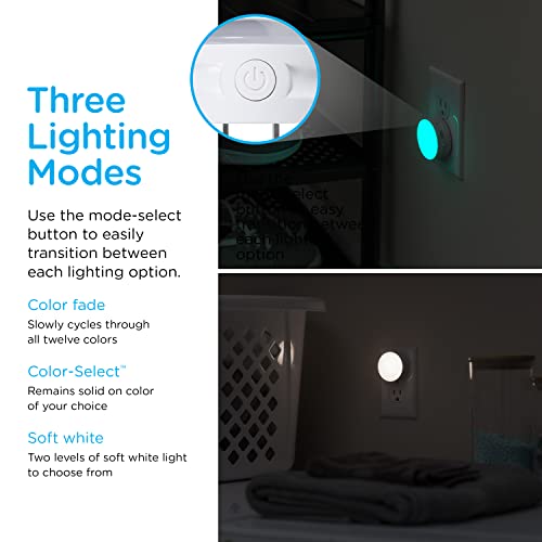 Lights By Night Color Changing LED Night Light 2-Pack