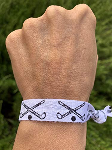 Infinity Collection No-Crease Hockey Hair Ties Set of 10, Elastic Ponytail Holders