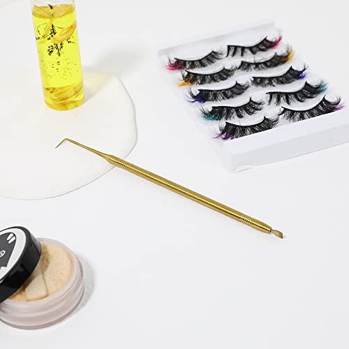 Professional Eyelash Separator & Lift Tool - Stainless Steel Kit