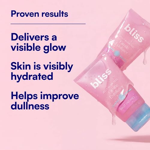 Bliss Jelly Glow Peel Enzyme Cleanser & Exfoliator - 4 Fl Oz - Vegan