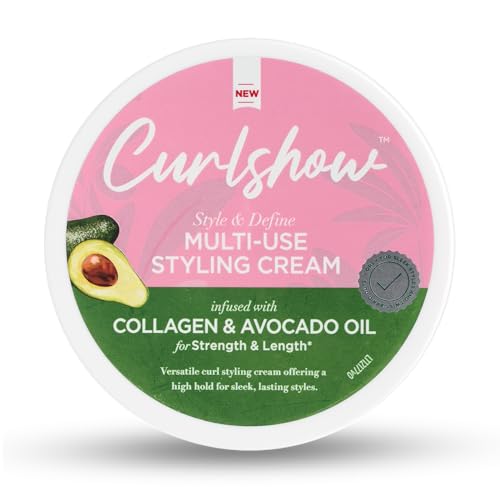 ORS Olive Oil Curlshow Multi-Use Styling Cream with Collagen & Avocado, 12 oz