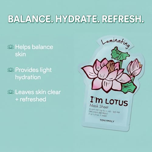 TONYMOLY I’m Pearl Luminating Sheet Mask for Radiant Skin